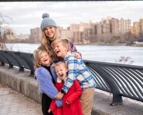 family photo at Sutton Place Park